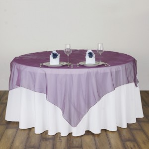Lujo moderno de estilo europeo Organza cuadrado mantel polvo banquete decoración para el hogar textiles para el hogar ali-56960525
